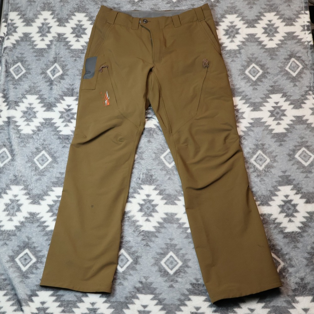 Sitka Gear Grinder Pants Brown Mens 32x32" Outdoor Hiking Hunting Cargo Trousers